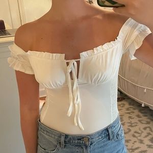 Princess Polly White Bodysuit